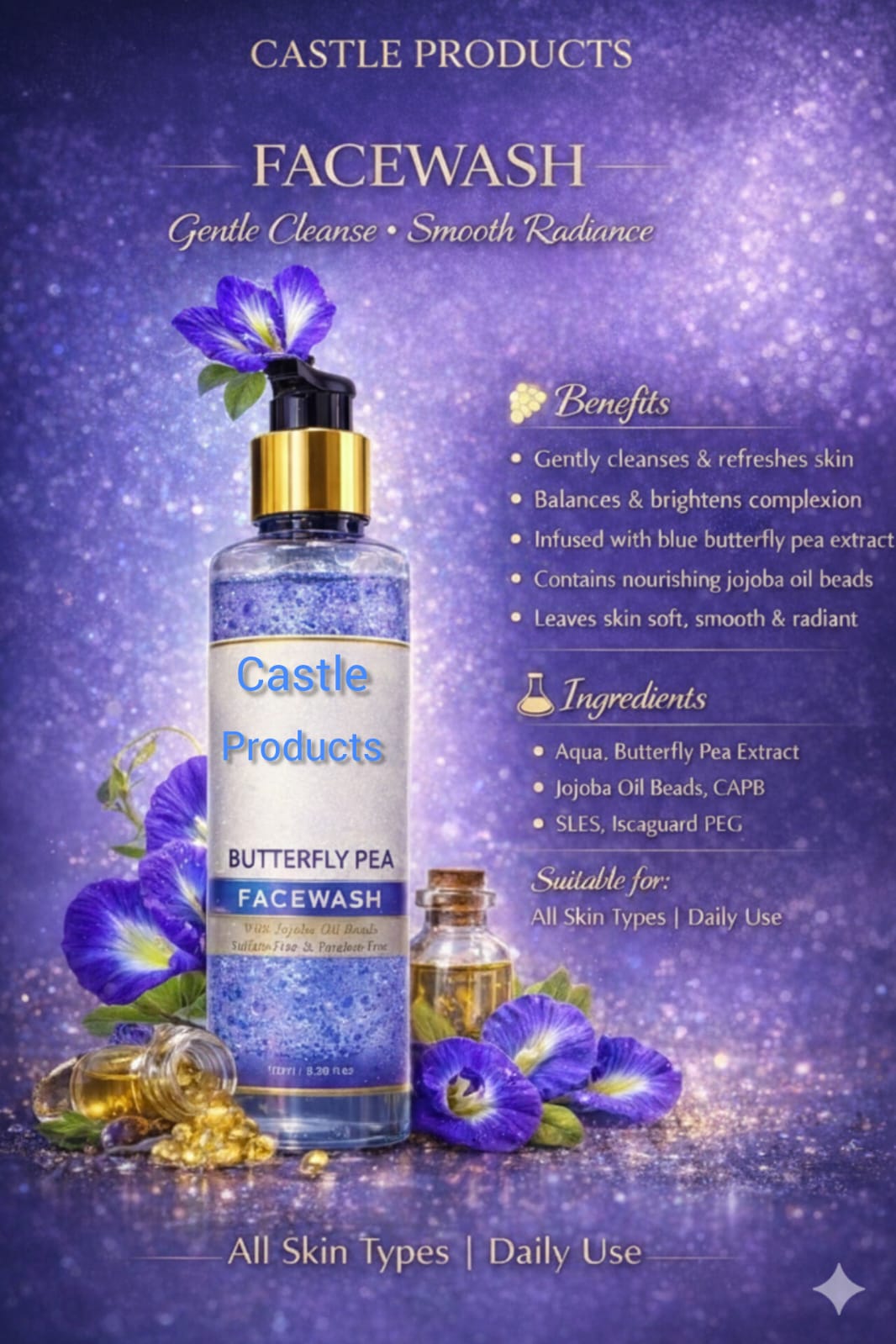 Butterfly Pea Face Wash