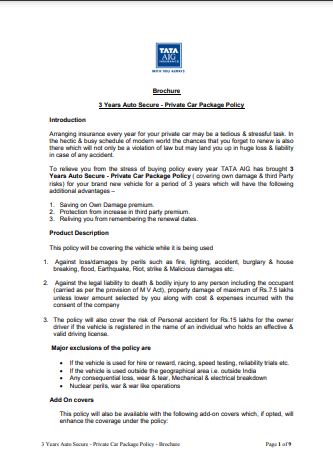 Guaranteed Return Insurance Plan