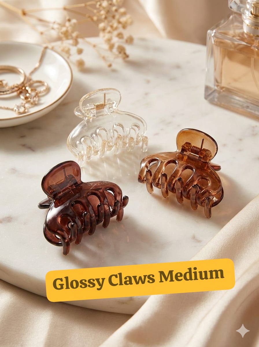 Glossy Claw Clips