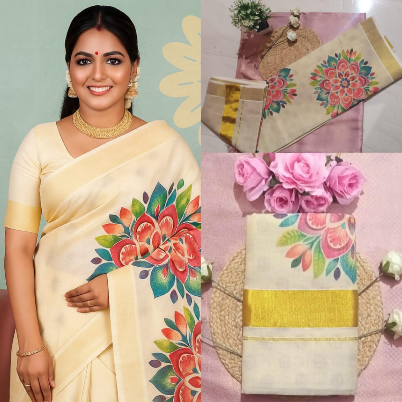 Kerala Cotton Saree