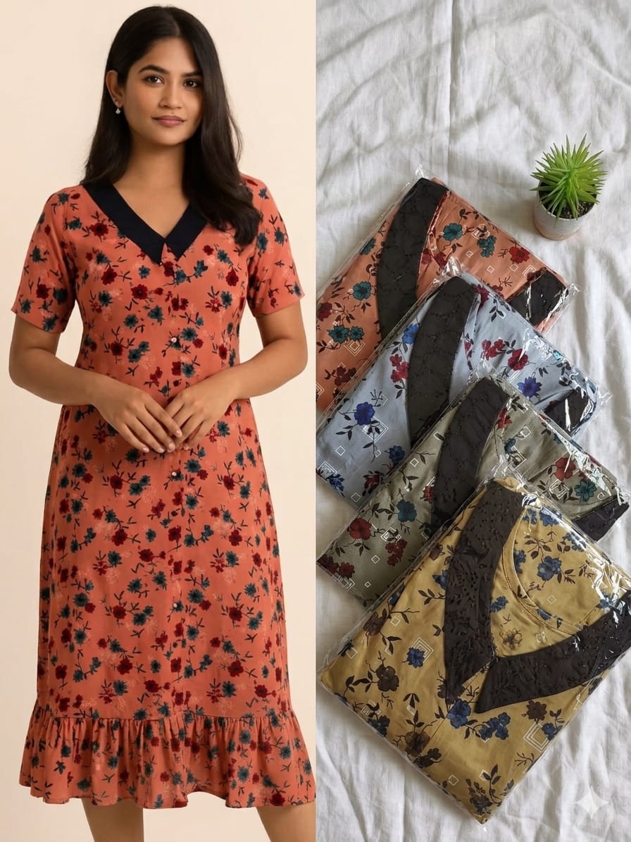 Stylish Nighty Frock