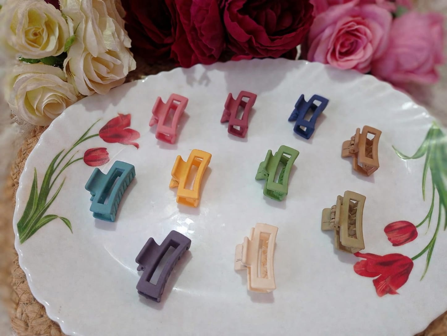 Rectangle Matte Claw Clips