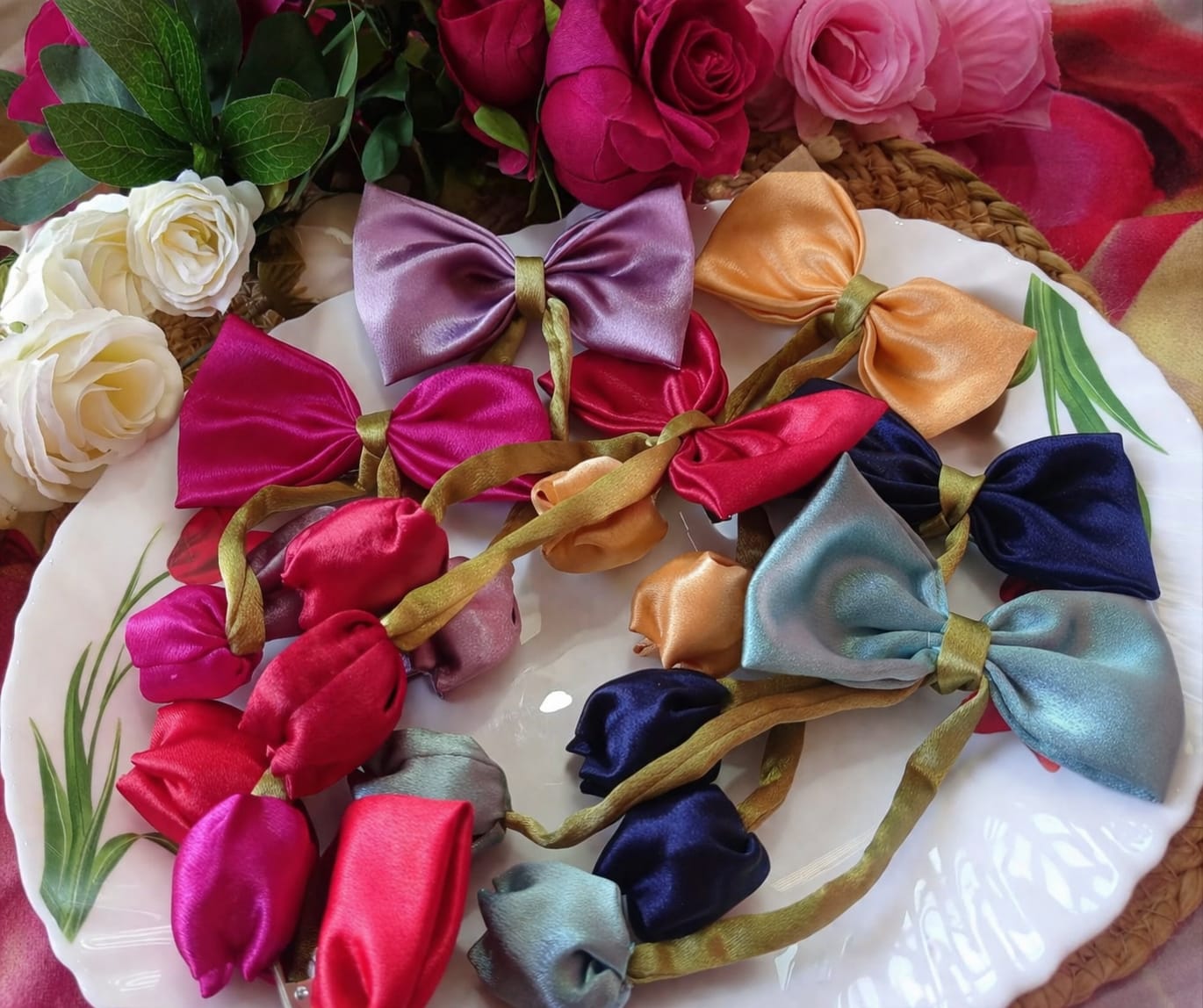 Tulip Bow Clips
