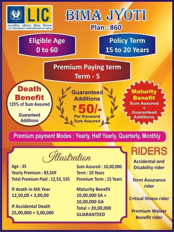 LIC Bima Jyothi