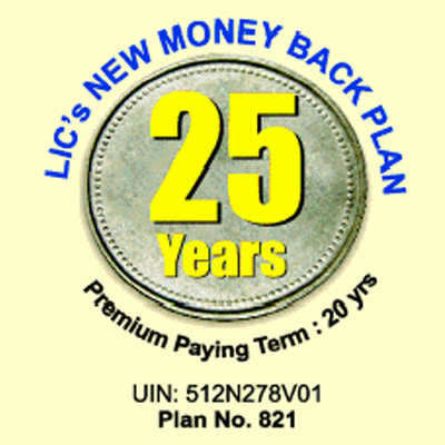 LIC 	NEW MONEY BACK PLAN - 25 YEARS