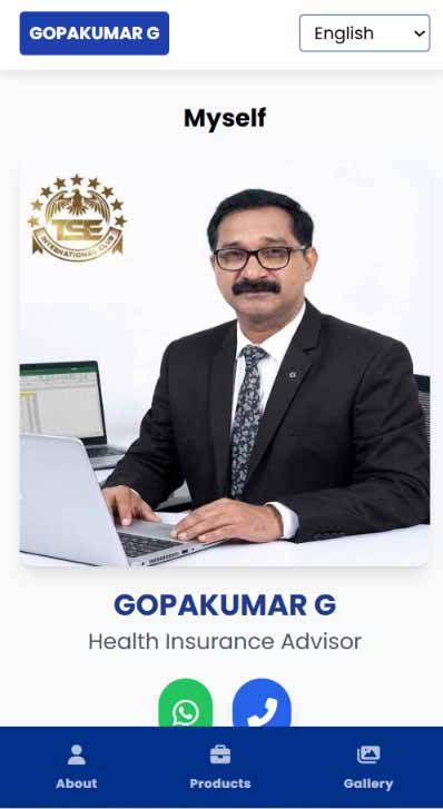 Edetails Insurance  Digital  Mini website