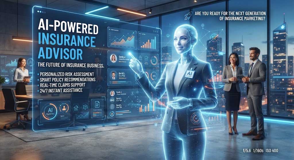 🤖 AI-Powered Insurance Advisor: The Future of Insurance Business.🚀 Are You Ready for the Next Generation of Insurance Marketing?